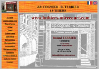 Luthiers-Mirecourt, le site de Roland Terrier dédié aux ateliers de Mirecourt.